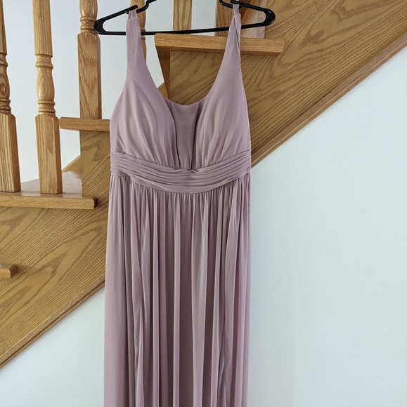 Mauve Azazie Bridesmaid's dress - Picture 4 of 4